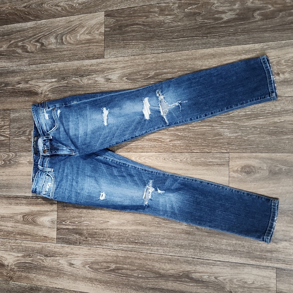 Joe's Jeans The Skinny Rolled Distressed Keagan Ankle Jeans Size 26 - Picture 4 of 10